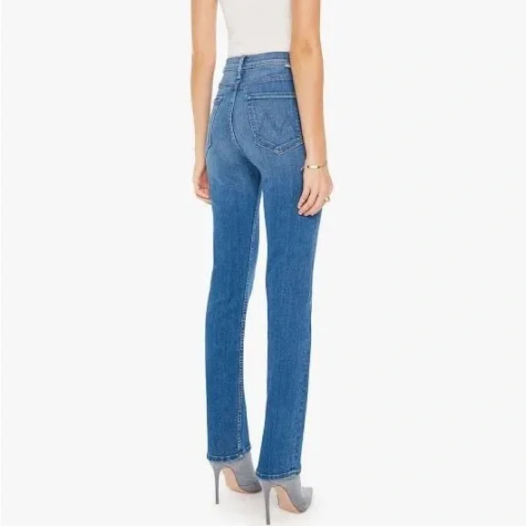 MOTHER denim high-waisted rider denim skimp jeans